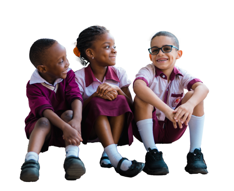 Happy School children, reading books